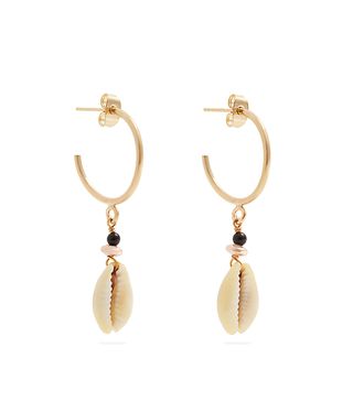 Isabel Marant + Seashell Hoop Earrings