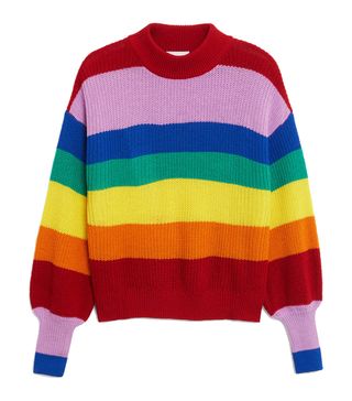 Monki + Crew Neck Knit Sweater