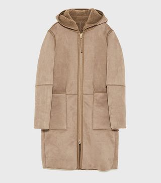 Zara + Reversible Contrasting Coat