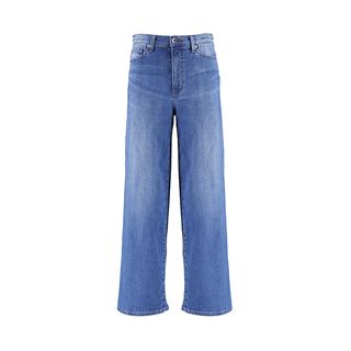 UNIQLO + High Rise Wide Fit Jeans