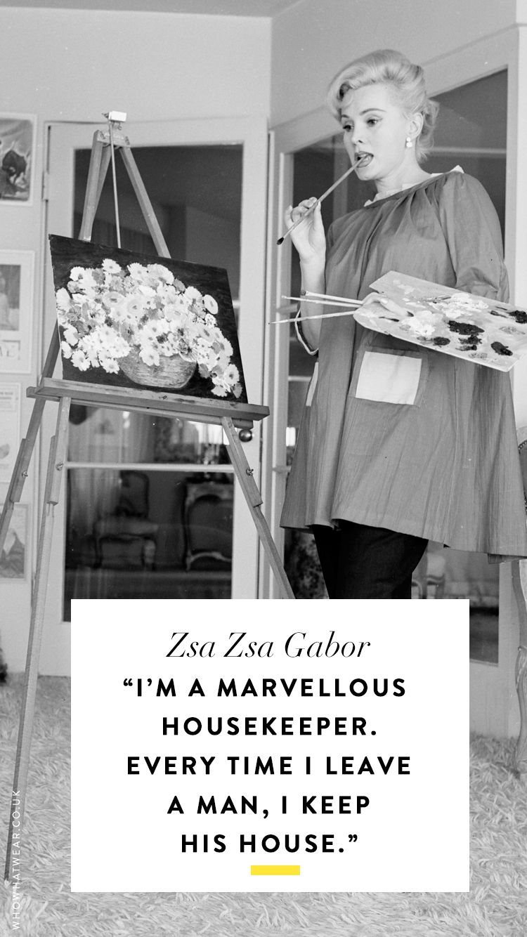 The Best Zsa Zsa Gabor Quotes Of All Time Who What Wear 9330