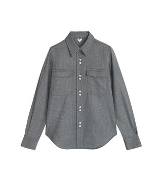 Arket + Wool Flannel Shirt