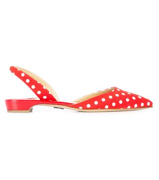 Paul Andrew + Polka-Dot Slingbacks