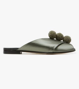 Trademark + Pompom Sandal in Sage