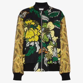 Dries Van Noten + Embroidered Tapestry Bomber Jacket