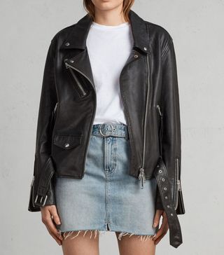 AllSaints + Billie Leather Biker Jacket