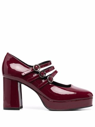 Carel + Pigalle 85mm Patente Leather Pumps