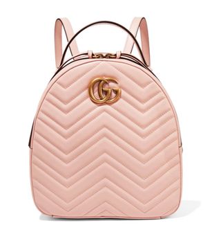 Gucci + GG Marmont Quilted Leather Backpack