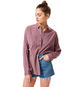 Urban Outfitters + UO Relaxed-Fit Button-Down Shirt