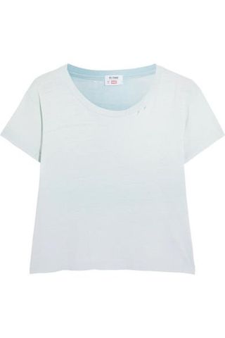 Re/Done + Hanes 1950s Distressed Cotton-Jersey T-Shirt