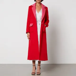 Never Fully Dressed + Colour-Block Fleece Coat