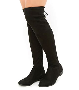 Forever 21 + Yoki Faux Suede Over-the-Knee Boots