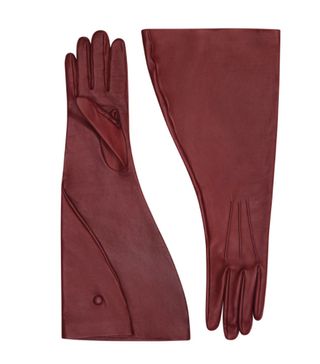 Victoria Beckham + Leather Gloves Folded