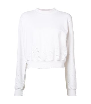 Cotton Citizen + Distressed Cropped Sweater