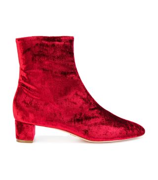 Oscar Tiye + Velvet Ankle Boots