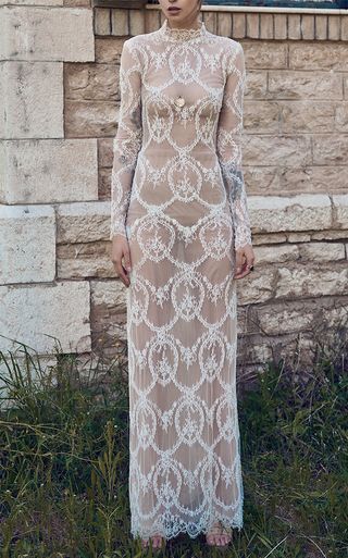 Costarellos + Embroidered French Dress