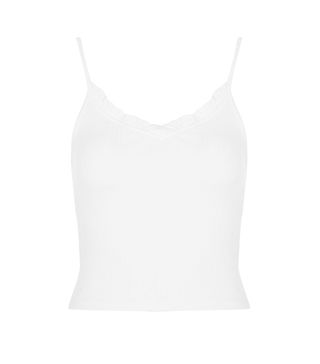 Topshop + Strappy Frill Camisole