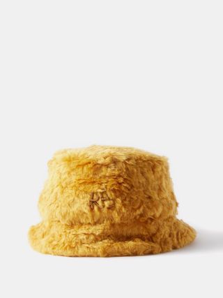 Ruslan Baginskiy + Faux-Fur Bucket Hat