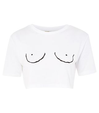 Topshop + Boob Crop T-Shirt by Never Fully Dressed
