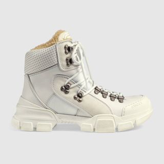 Gucci + Flashtrek High-Top Sneaker with Wool