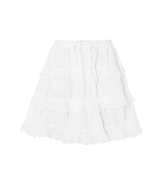 Innika Choo + Tiered Linen Skirt