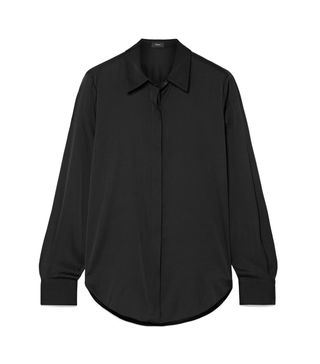 Theory + Sunaya Stretch-silk Shirt