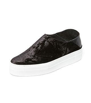 Tibi + Charlie Velvet Mule Sneakers