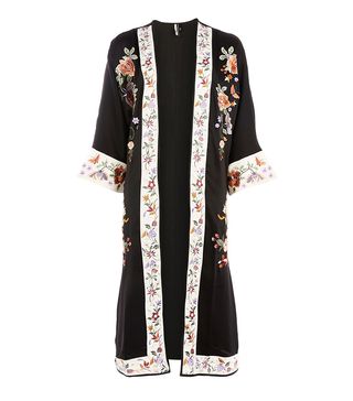 Topshop + Embroidered Kimono