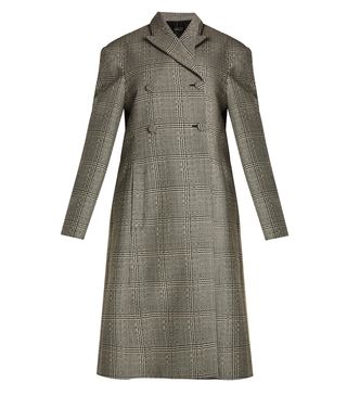 Ellery + Bel Air Checked Double-Breasted Coat