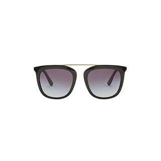 DKNY + Square Sunglasses With Brow Bar