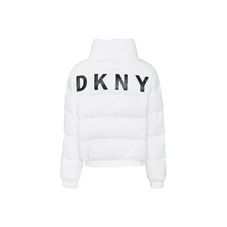DKNY + Down Puffer Jacket With Funnel Neck