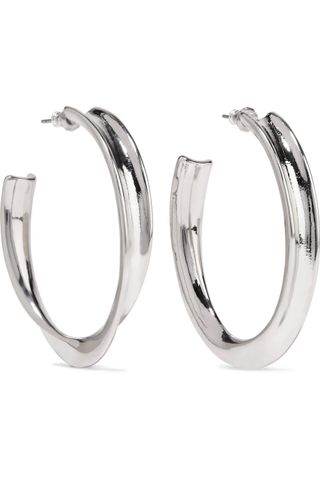 Kenneth Jay Lane + Silver-Tone Earrings