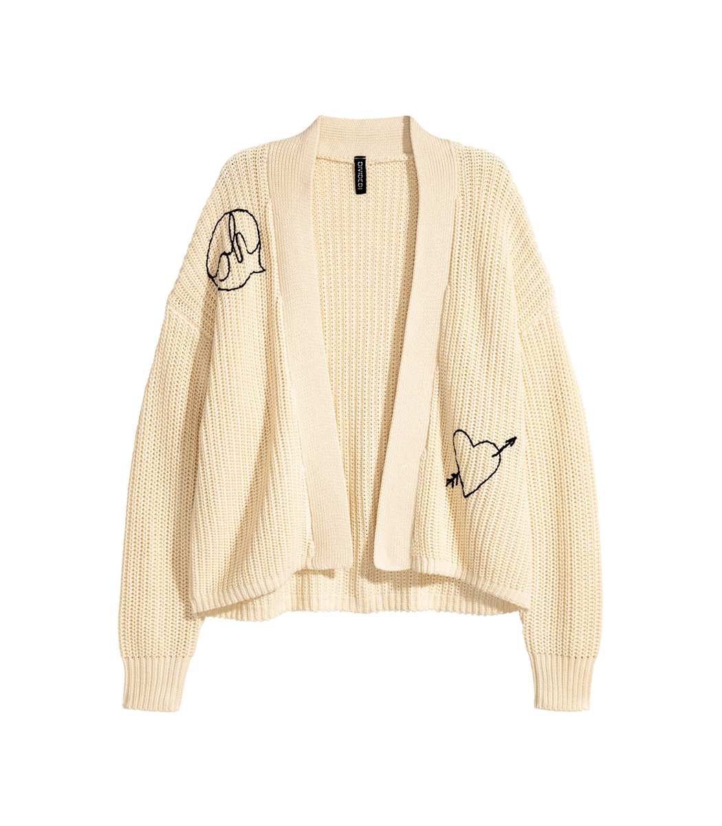 H&M + Rib-Knit Cardigan