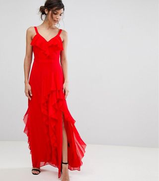 Coast + Illy Ruffle Maxi Dress