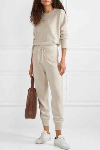 Theory + Wool-Blend Track Pants