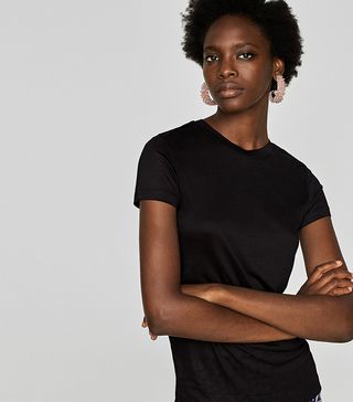 Zara + Basic Viscose T-Shirt