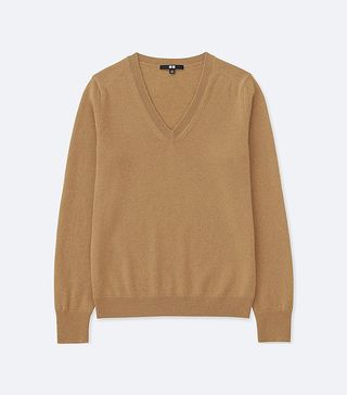 Uniqlo + Women Cashmere V Neck Sweater