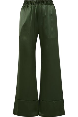 Deitas + Paloma Silk-Satin Pants