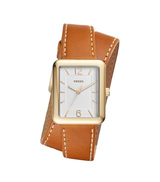 Fossil + Atwater Leather Strap Watch