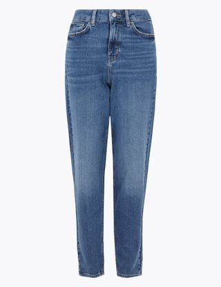 Marks and Spencer + Mom High Waisted Jeans With Stretch