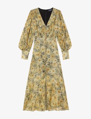 The Kooples + Yellow Floral Dress