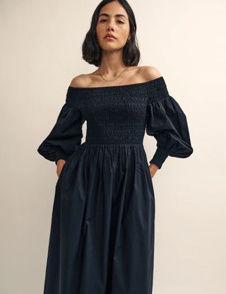 Nobody's Child + Long Sleeve Bardot Amanda Midi Dress