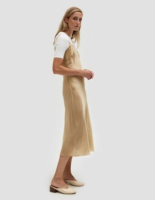 Organic by John Patrick + Long Bias Slip in Nude