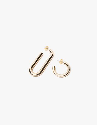 Pamela Love + Deconstruct Hoops in Brass