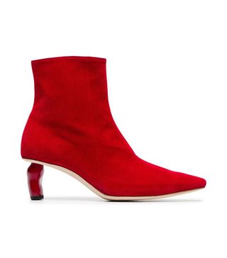 Rejina Pyo + Red Annie 25 Curved Heel Suede Boots