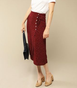 Rouje + Gloria Skirt With Dots Print