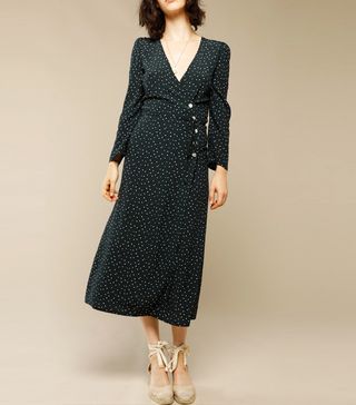 Rouje + Gabin Dress With Dots Print