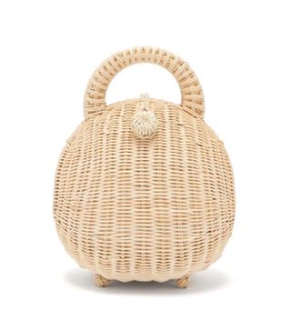 Cult Gaia + Millie Rattan Bag