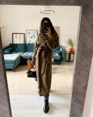 Belted hooded coat zara online