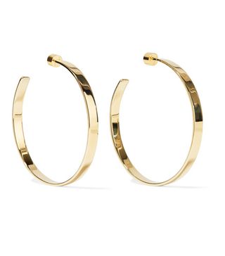 Jennifer Fisher + Kate Gold-Plated Hoop Earrings